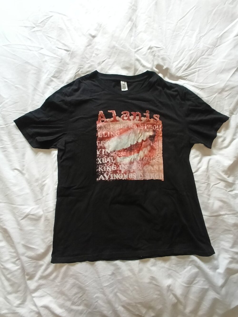 Vintage Alanis Morrissette "Jagged Little Pill" Album Tee Shirt